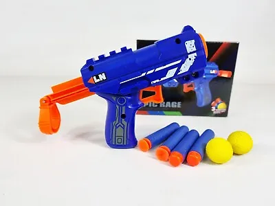 Buy NERF Bullet Dart Gun Ammo Kids Pistol Army Police Ball Firing Air Power Toy UK • 10.96£