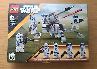Buy LEGO Star Wars 501st Clone Troopers Battle Pack 75345 Brand New And Sealed • 5.99£