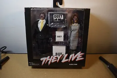 Buy Neca THEY LIVE Clothed ALIEN 2-PACK Action Figure Set BNIB • 115£