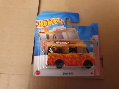 Buy HOT WHEELS 2023 031/250 QUICK BITE NEW ON CARD Hot Chicken • 3.99£