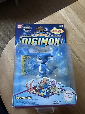 Buy Digital Digimon Monsters - VEEMON - Vintage 90's Figure (by Bandai)   *RARE* • 0.99£