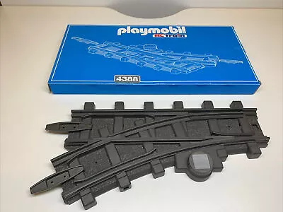 Buy 1 X Playmobil Train 4388 Left Hand Turnout Track Point VGC Clean Boxed • 16.99£