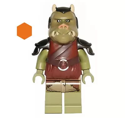 Buy LEGO Star Gamorrean Guard Olive Green, Detailed Minifig Sw0405 From Set 9516 • 23.95£