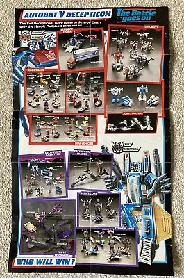 Buy Vintage G1 Hasbro Transformers Catalogue Pamphlet Booklet Book 1985 • 5£