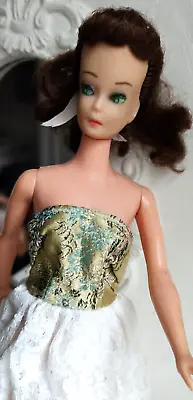 Buy Vintage Barbie Clone_ Rare Green-eyed Davtex Brocade Dress Doll_ 1960's HTF • 71.95£