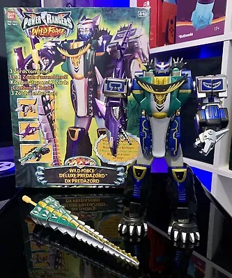 Buy Power Rangers Deluxe Wild Force Predazord DX Gaohunter Boxed + Instructions RARE • 295£