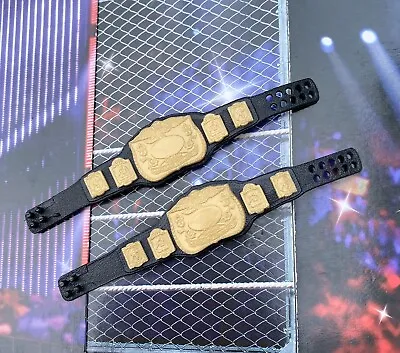 Buy WWE MATTEL ELITE FOR FIGURE BELT 2 X ATTITUDE EAGLE WORLD TAG TEAM TOY Wrestling • 8.99£