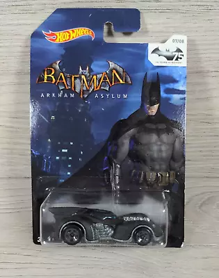 Buy Hot Wheels - Batman Arkham Asylum Batmobile 07/08 2013 75 Years Of Batman • 8.95£