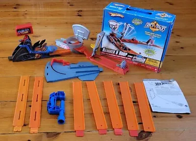 Buy Hot Wheels Trick Tracks Bundle Hammer And Hoops And HW City Ultimate Spin Out • 18£