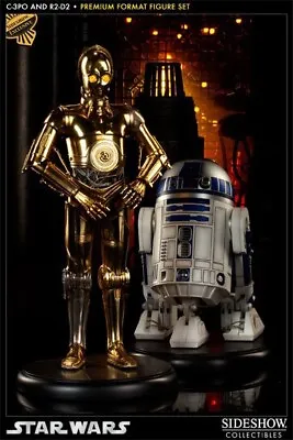 Buy Sideshow STAR WARS C-3PO R2-D2 Exclusive Premium Figure Format READ • 2,568.58£