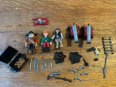 Buy Playmobil Pirate Bundle 3 Pirates Inc Captain And Accessories • 8£
