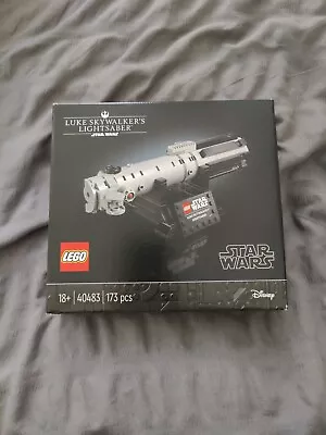 Buy Lego Star Wars - Luke Skywalker’s Lightsaber (40483) - Brand New And Sealed  • 110£