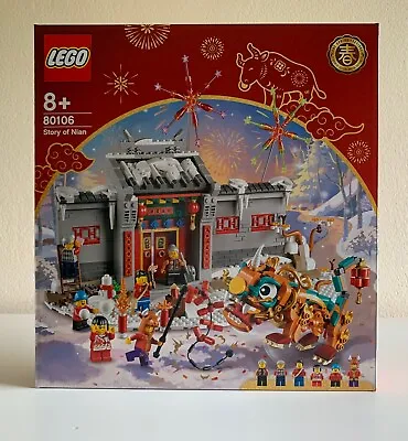Buy LEGO® Chinese New Year (Seasonal) - History Of Nian 80106 New & Original Packaging • 116.78£