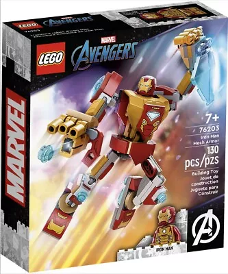 Buy LEGO Marvel: Iron Man Mech Armour 76203 NEW AND SEALED  • 14.99£