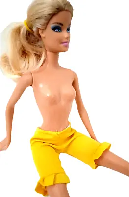 Buy 1988 BARBIE - 2 FASHION PACKS - Yellow Shorts With Ruches - B652 • 5.12£