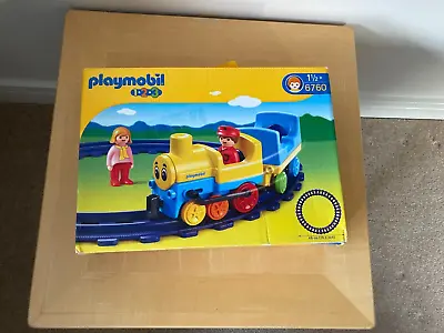Buy Vintage 1990 Playmobil 1.2.3 Train Set 6760 Original Box Empty Box • 3.99£