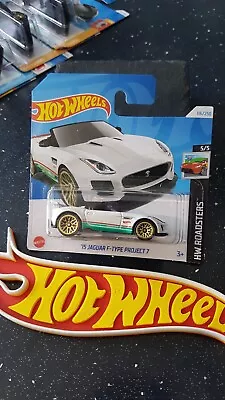 Buy Hot Wheels ~ '15 Jaguar F-Type Project 7, White, Short Card.  More HW's Listed!! • 3.99£
