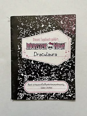 Buy Monster High Draculaura Diary Diaries • 16.44£