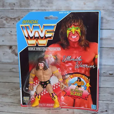 Buy WWF/WWE Custom Ultimate Warrior  Carded Action Figure Wrestling Hasbro Retro • 89.99£