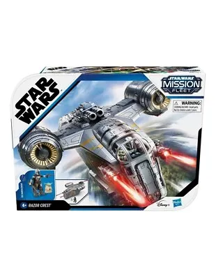 Buy Star Wars Razor Crest Mission Fleet Ship, 2 Mini Figures & Accessories Hasbro • 25£