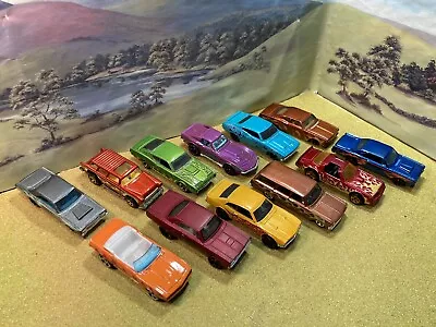 Buy Hot Wheels Job Lot Bundle American Muscle Cars From 1960's X 12 + Flames Paint • 12.50£