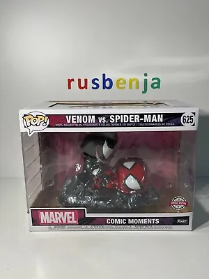 Buy Funko Pop! Marvel Venom Vs. Spider-Man Comic Moments #625 FADED FRONT/SIDE • 32.49£
