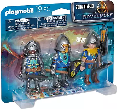 Buy PLAYMOBIL 70671 Novelmore Knights 3 Figure Set For Children Ages 4+ • 16.19£