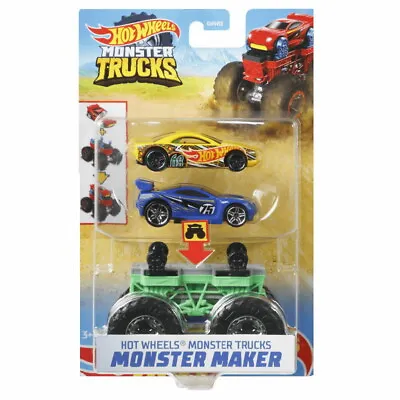 Buy Hot Wheels Monster Trucks Maker Assorted New Vehicle Kids Toy • 9.99£