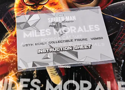 Buy Hot Toys Spider-Man Miles Bodega Cat Suit Instructions VGM50  1/6 Marvel • 4.50£