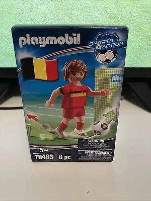 Buy Playmobil Footballer Team Belgium 70483 BRAND NEW AND SEALED • 7.99£
