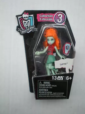 Buy Monster High Lorna Mcnessie Mega Bloks Mini Doll Collector Figure Toy 2015 BNIB • 6.99£