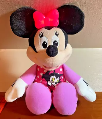 Buy Fisher Price Disney Minnie Mouse Bedtime Talking Light Up 13 Inch Plush Mattel • 16.99£