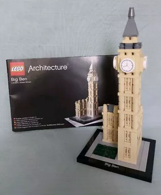 Buy LEGO ARCHITECTURE: Big Ben (21013) Complete Great Condition • 23.50£