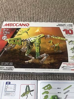 Buy Meccano Dinosaur 10 Parts D018 X2 • 3£