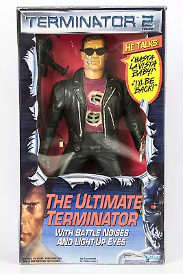 Buy The Ultimate Terminator Talking Figure Doll Xl 12” Kenner • 89.99£