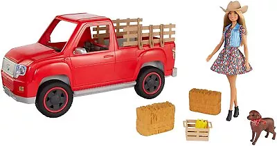 Buy Mattel Barbie Fun On The Farm + Vehicle Farmer Truck GFF52 NEW & ORIGINAL PACKAGING • 64.67£