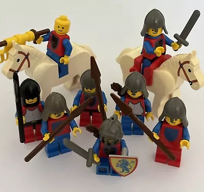 Buy Vintage Lego Castle Knights, Horses And Accessories Bundle - 32 Pieces • 22£
