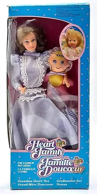 Buy Vintage 1987 The Heart Family Grandma Heart Set / Mattel 4448, Unused In Original Packaging • 154.77£