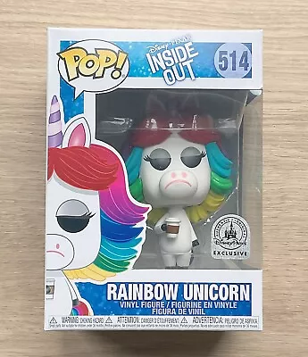 Buy Funko Pop Disney Inside Out Rainbow Unicorn #514 + Free Protector • 29.99£