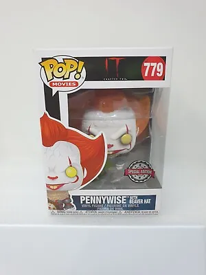 Buy Pennywise With Beaver Hat 779 Funko Pop Vinyl It Movies • 10.82£