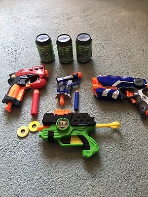 Buy Nerf Gun, Mega Nerf Gun And X Shot Gun Bundle • 9£