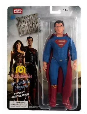 Buy Mego Figure New Sealed Superman From Justice League Movie Henry Cavill • 17.99£