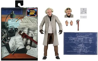 Buy NECA Back To The Future Part 1 - Ultimate Doc Brown ‘55 7″ Scale Action Figure • 36.95£