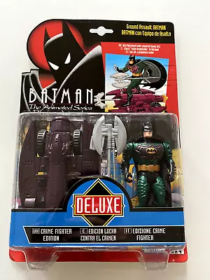 Buy 1992 Kenner Batman The Animated Series Deluxe Ground Assault Batman Sealed VGC • 30£