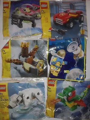 Buy LEGO CITY: Astronaut +Time Machine+Ufo+Polar Bear+Dragon+fire Quadbike X6 • 8£
