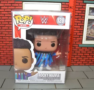 Buy Funko POP Action Figure - WWE - Rocky Maivia - 120 -  & Protector • 8.99£
