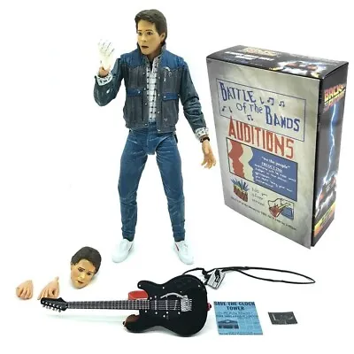 Buy NECA Movie Back To The Future Part II  Marty Mcfly Guitar 7  Action Figure Toy • 27.99£