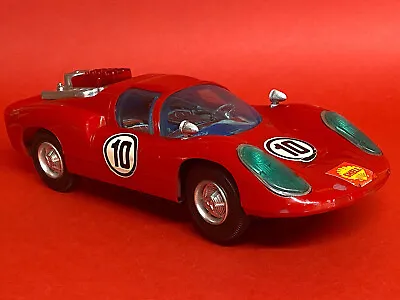 Buy Super Scarce 1960's Bandai Plastic & Tin Battery Powered Porsche Carrera Super • 269.99£