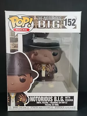 Buy Funko Pop! Music: Notorious B.I.G Vinyl Figure With Fedora No 152 In Pro Case • 29.95£