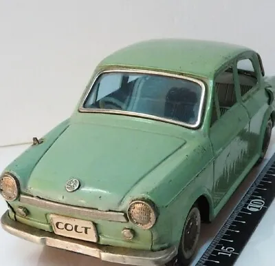 Buy Bandai Tin Toy Car MITSUBISHI COLT DELUXE Light Green  Friction  F/S FEDEX • 1,187.33£